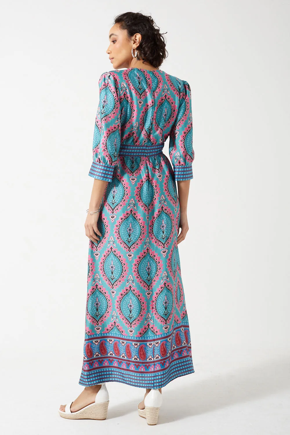 Long Sleeve Maxi Dress by Marc Angelo