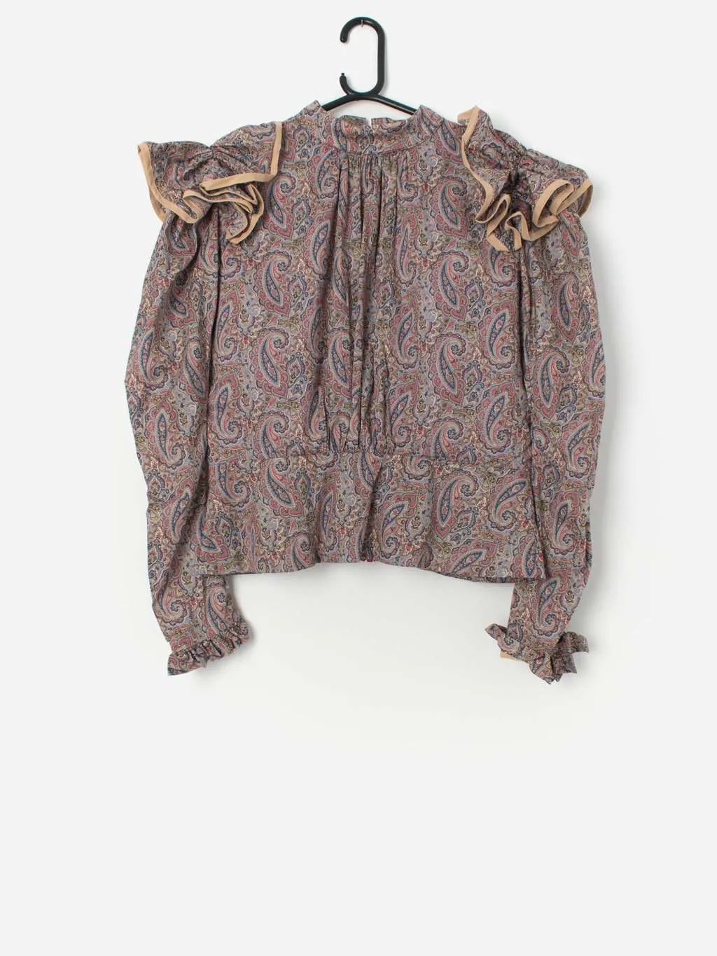 Matty Bovan Blouse with Paisley Pattern - Small / Medium Size