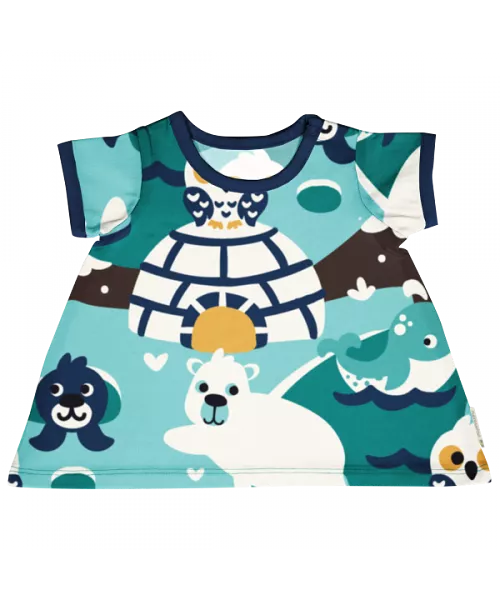 Maxomorra Arctic World Doll Dress