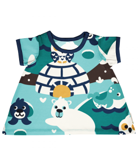 Maxomorra Arctic World Doll Dress