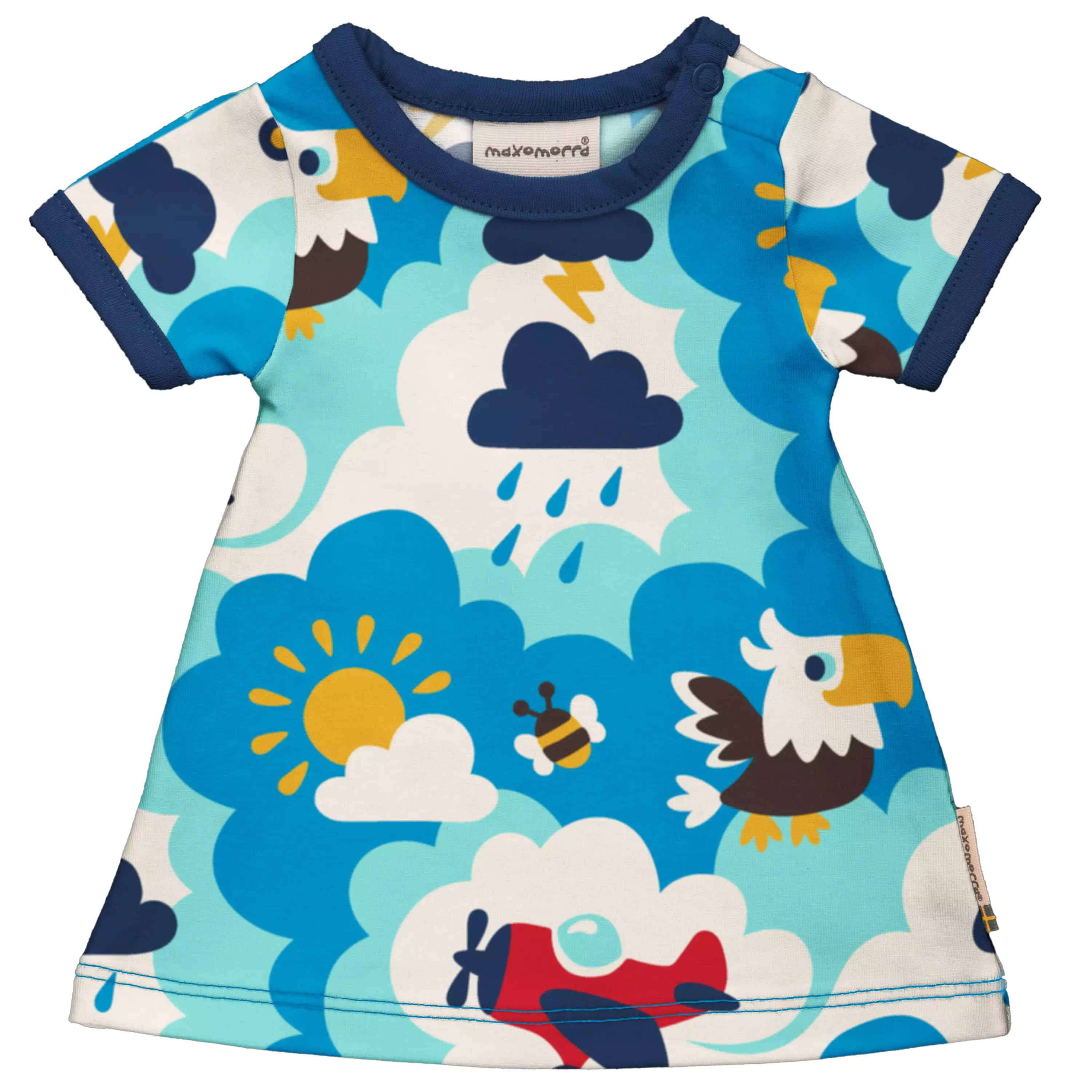 Maxomorra Sky Doll Dress