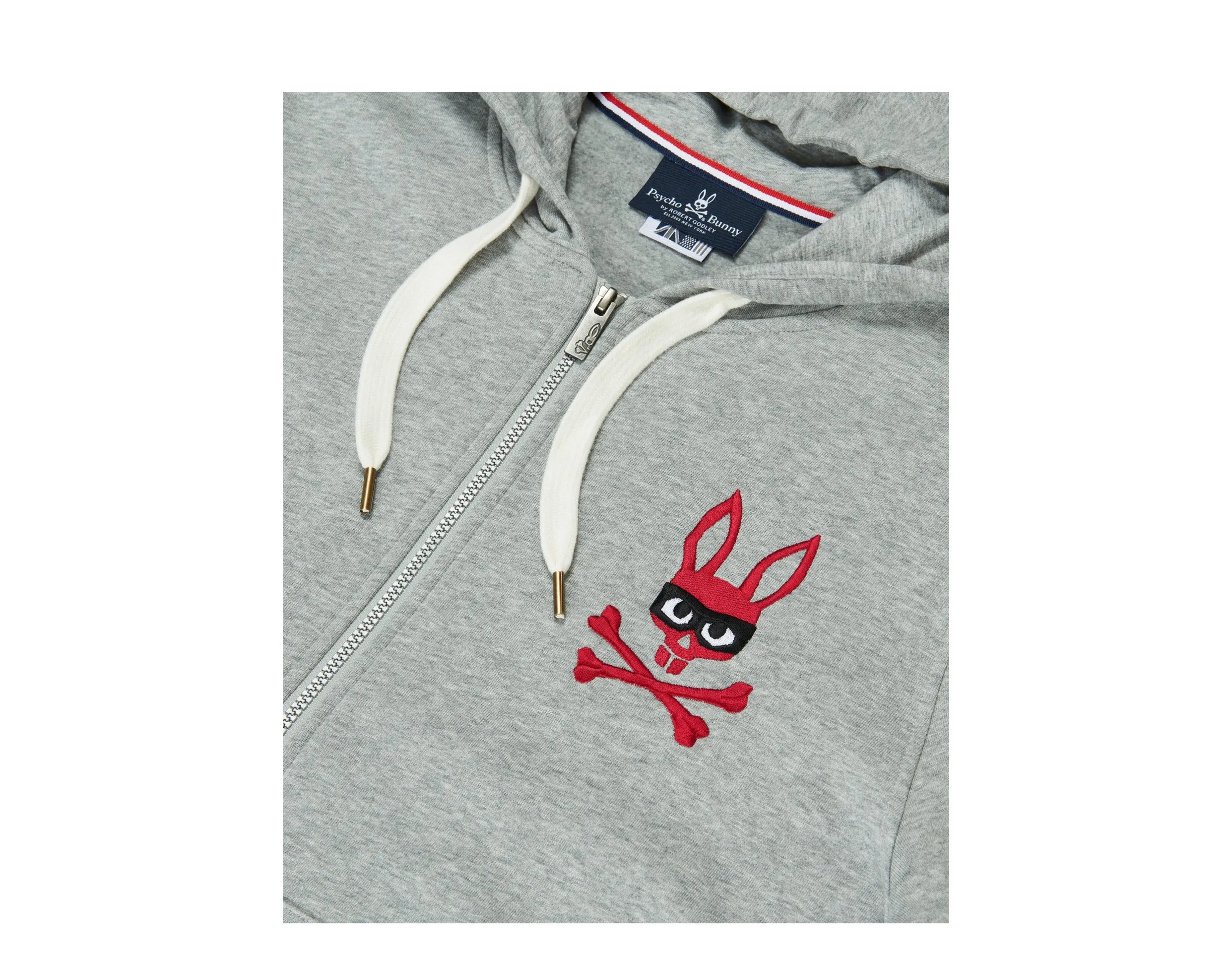 Mens Bunny Hoodie by Psycho Bunny Sowerby Mischief Zorro Bunny