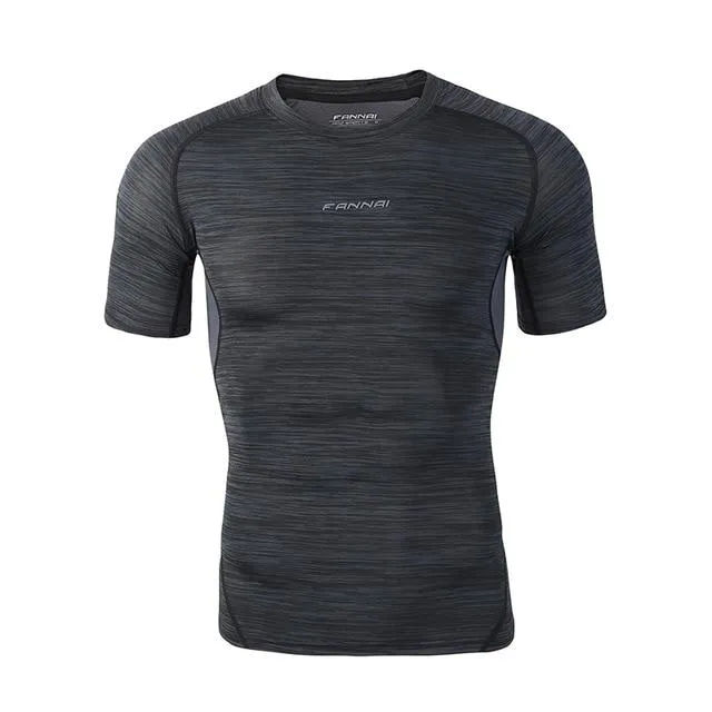 Men's Compression Running Fitness Sportswear T-Shirts