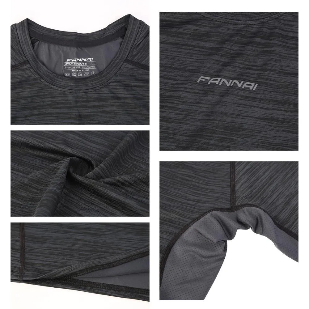 Men's Compression Running Fitness Sportswear T-Shirts