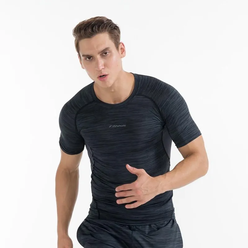 Men's Compression Running Fitness Sportswear T-Shirts