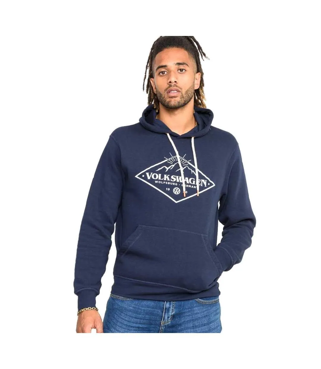 Men's Hanwell D555 Volkswagen Kingsize Hoodie Navy Duke