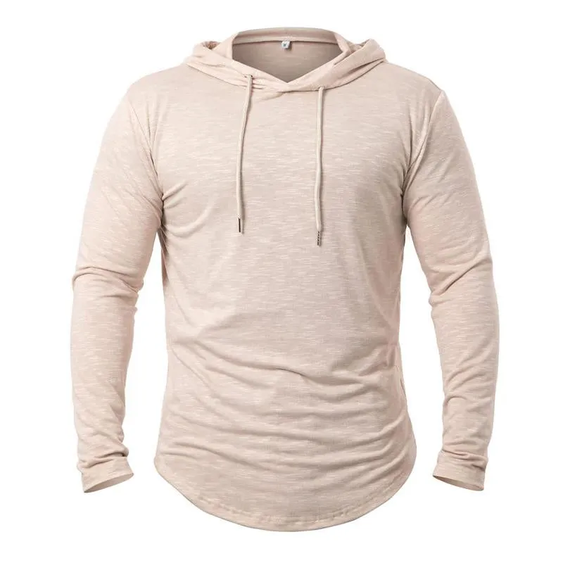 Men's Outdoor Leisure Hoodie in Cotton Blend - 33436530X