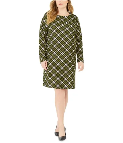 Michael Kors Plaid Shirt Dress for Women