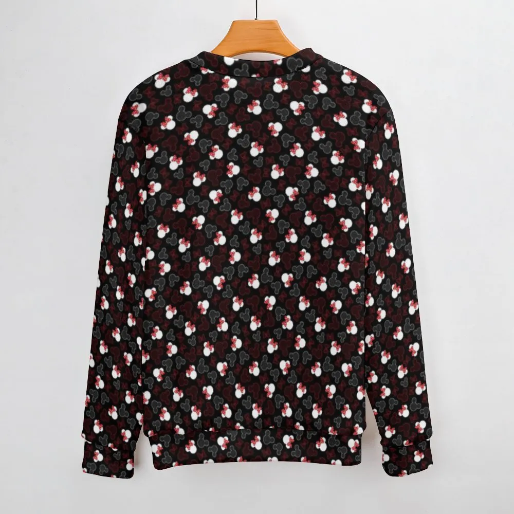 Mickey Minnie Dots Unisex Crewneck Sweater