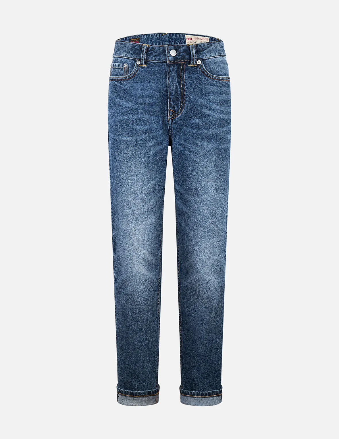 Modern Seagull Embroidered Relax Jeans