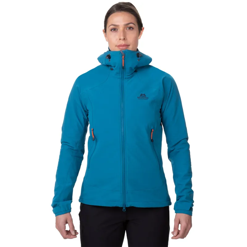 Mountain Equipment Women's Frontier Hooded Jacket Alto Blue