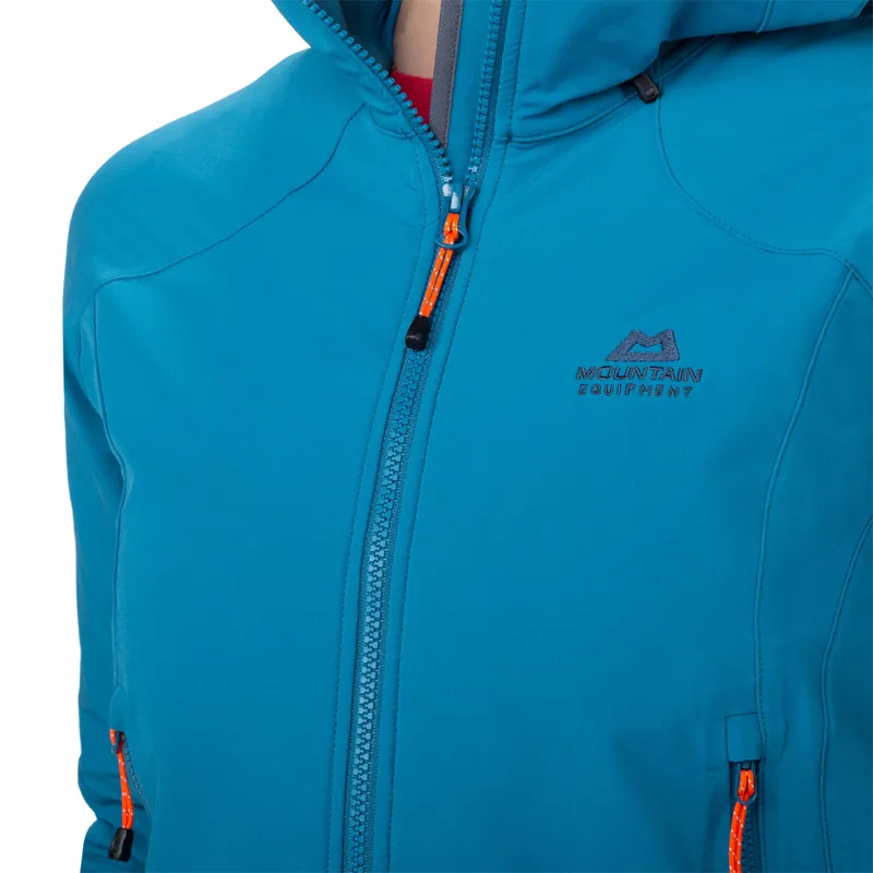 Mountain Equipment Women's Frontier Hooded Jacket Alto Blue