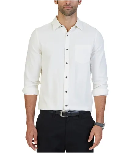 Nautica Men's Textured Button Up Shirt.