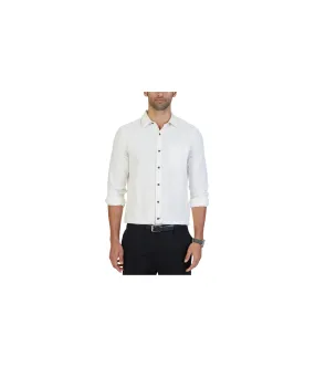 Nautica Men's Textured Button Up Shirt.