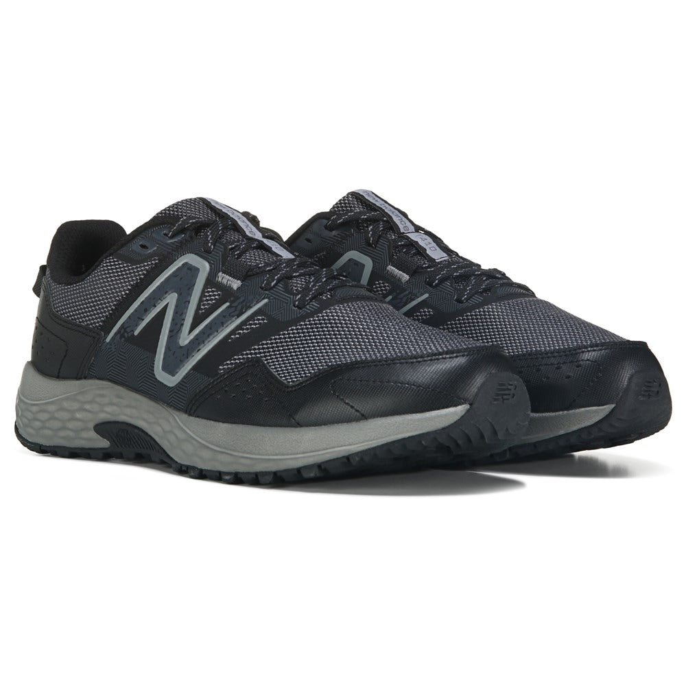 New Balance 410 V8 2E Trail Black Running Shoe for Men.