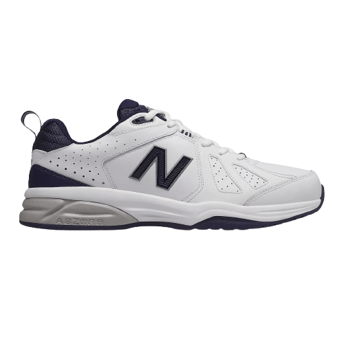 New Balance 624V5 White/Navy Shoe - Men's Wide (2E)