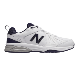 New Balance 624V5 White/Navy Shoe - Men's Wide (2E)