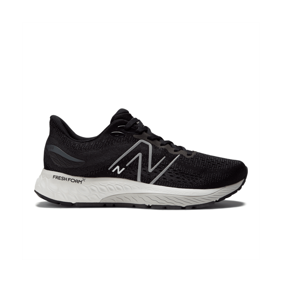 New Balance 880v12 Men's Running Shoes - Black/Light Aluminum - Size 9.5 2E Wide