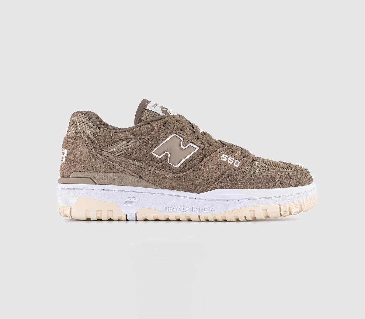 New Balance BB550 Brown White Trainers - Shop Now