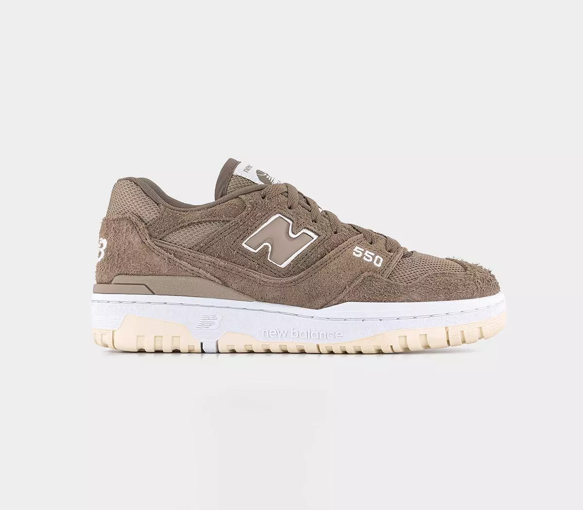 New Balance BB550 - Mushroom Brown White - Trainers