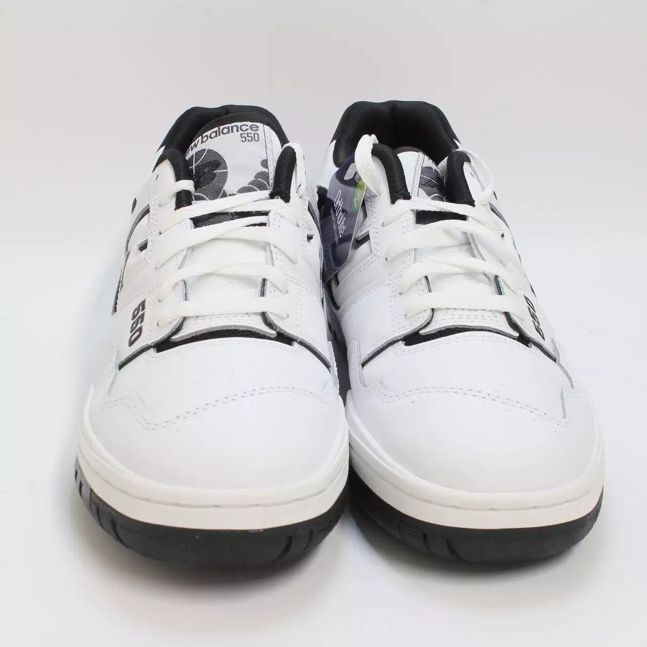 New Balance BB550 White Black Athletic Shoes