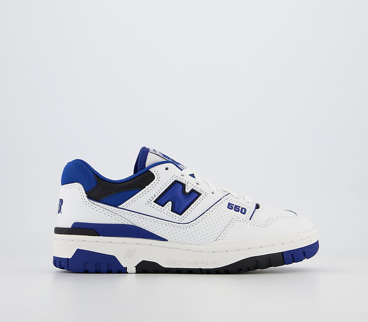 New Balance BB550 White Blue Black Sneakers