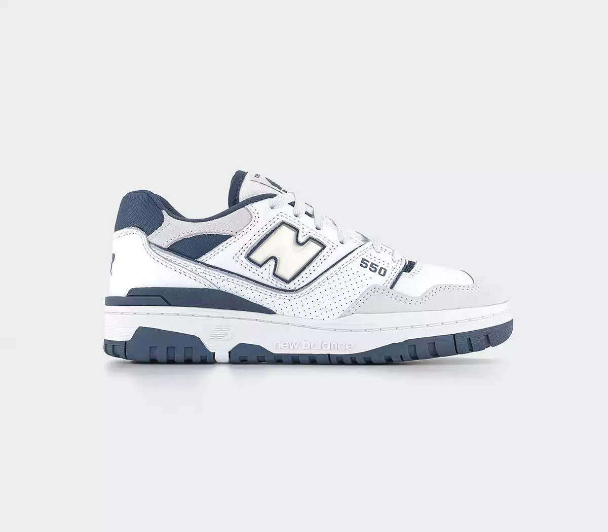 New Balance BB550 White Navy Off-White UK Size 4 - Buy Online Now