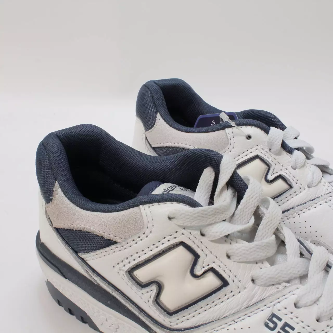 New Balance BB550 White Navy Off-White UK Size 4 - Buy Online Now