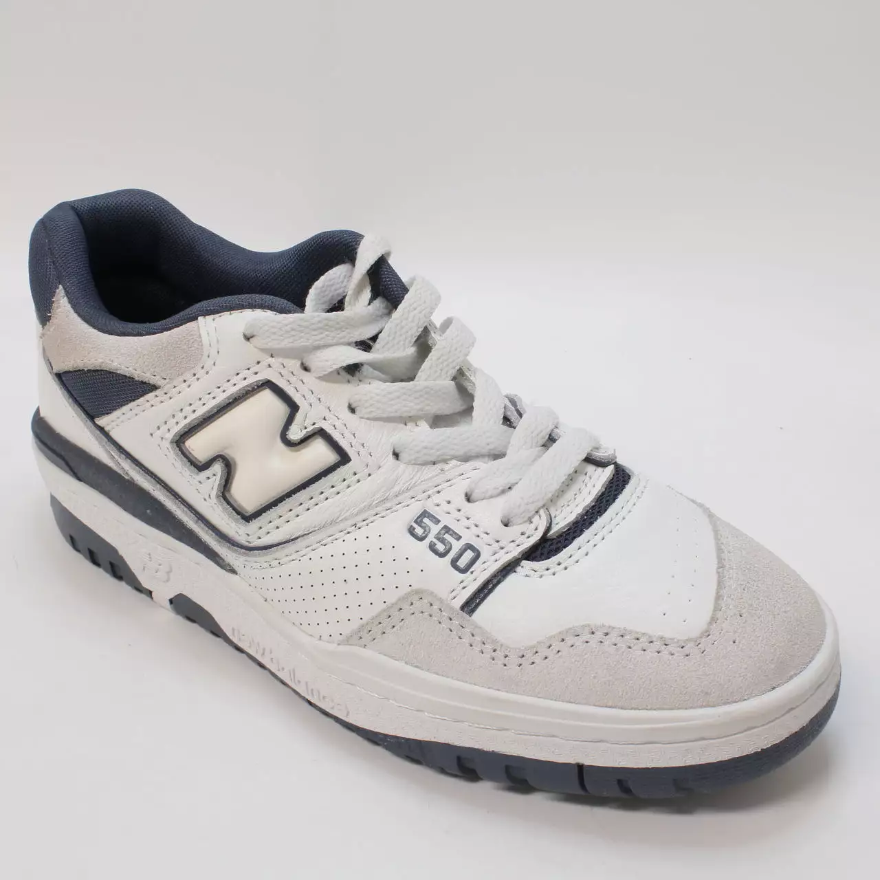 New Balance BB550 White Navy Off-White UK Size 4 - Buy Online Now