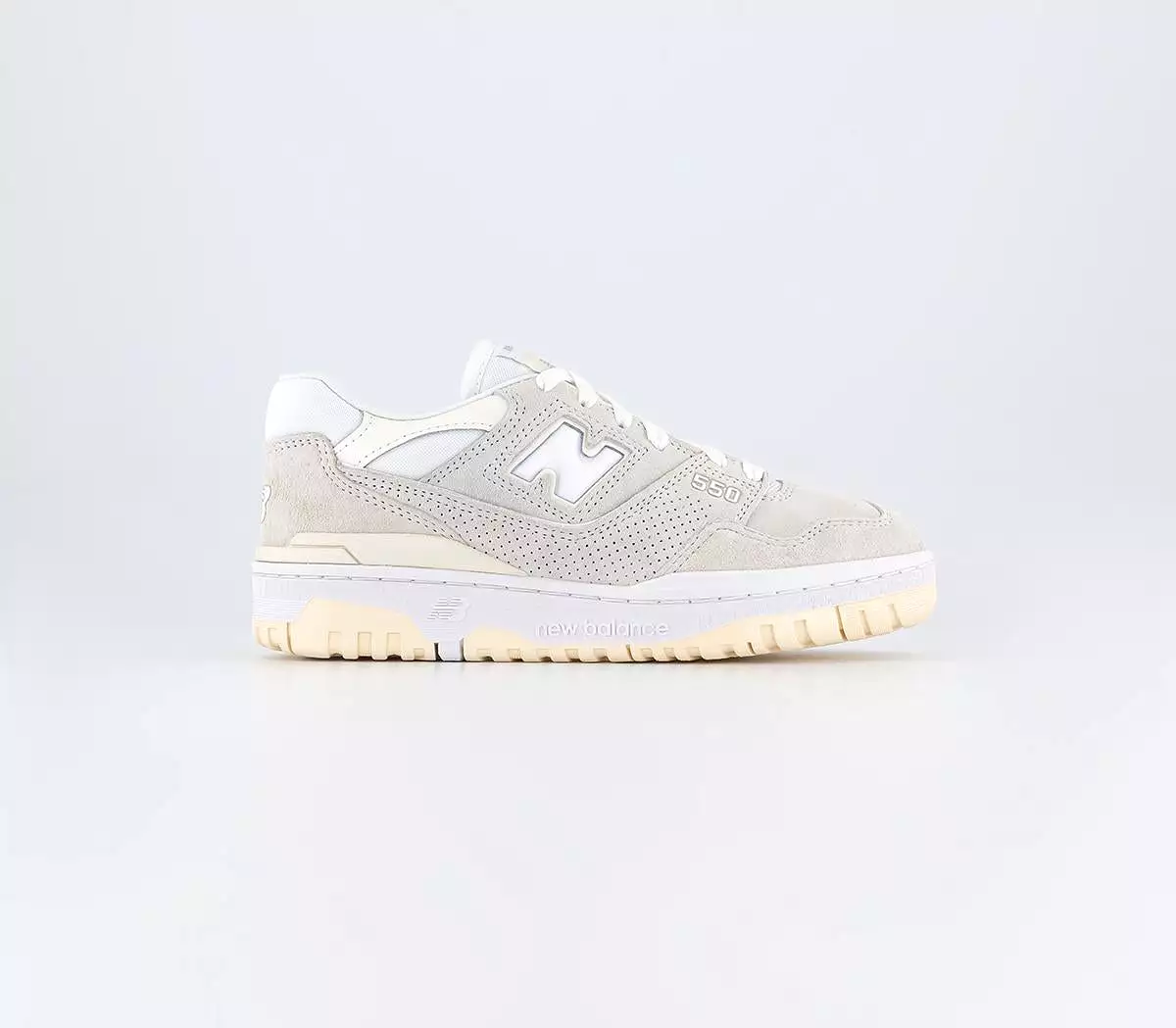 New Balance BB550 White Off White Cream Shoes