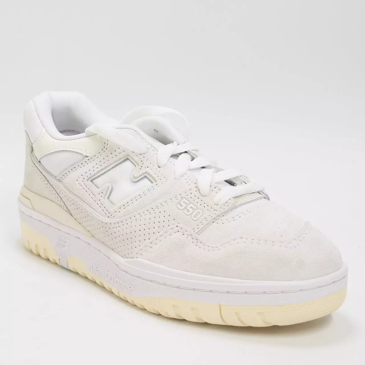 New Balance BB550 White Off White Cream Shoes