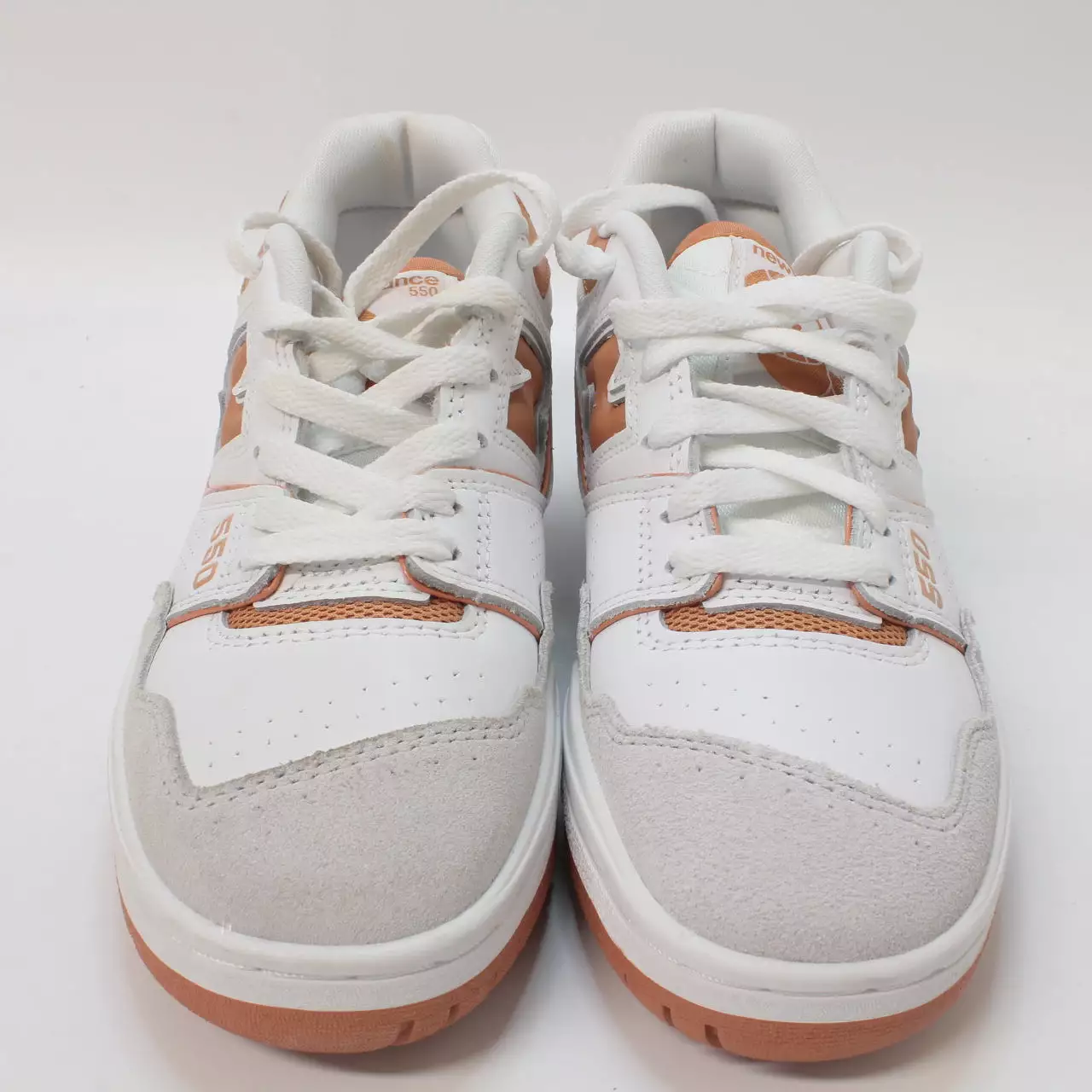 New Balance BB550 - White/Orange/Grey - UK Size 4