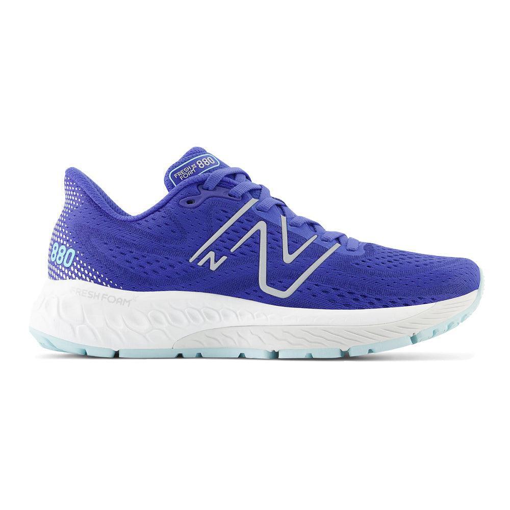 New Balance Fresh Foam X 880v13 Women's Running Shoes, Marine Blue/Bright Cyan, Size 9.5 B Medium.