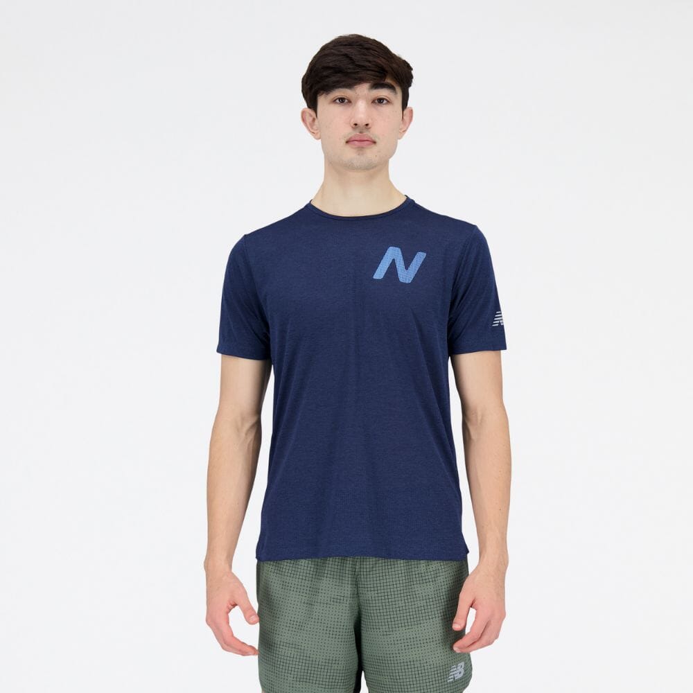 New Balance Men's Printed Running Shirt