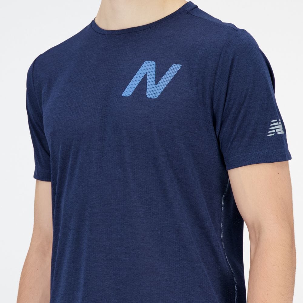 New Balance Men's Printed Running Shirt