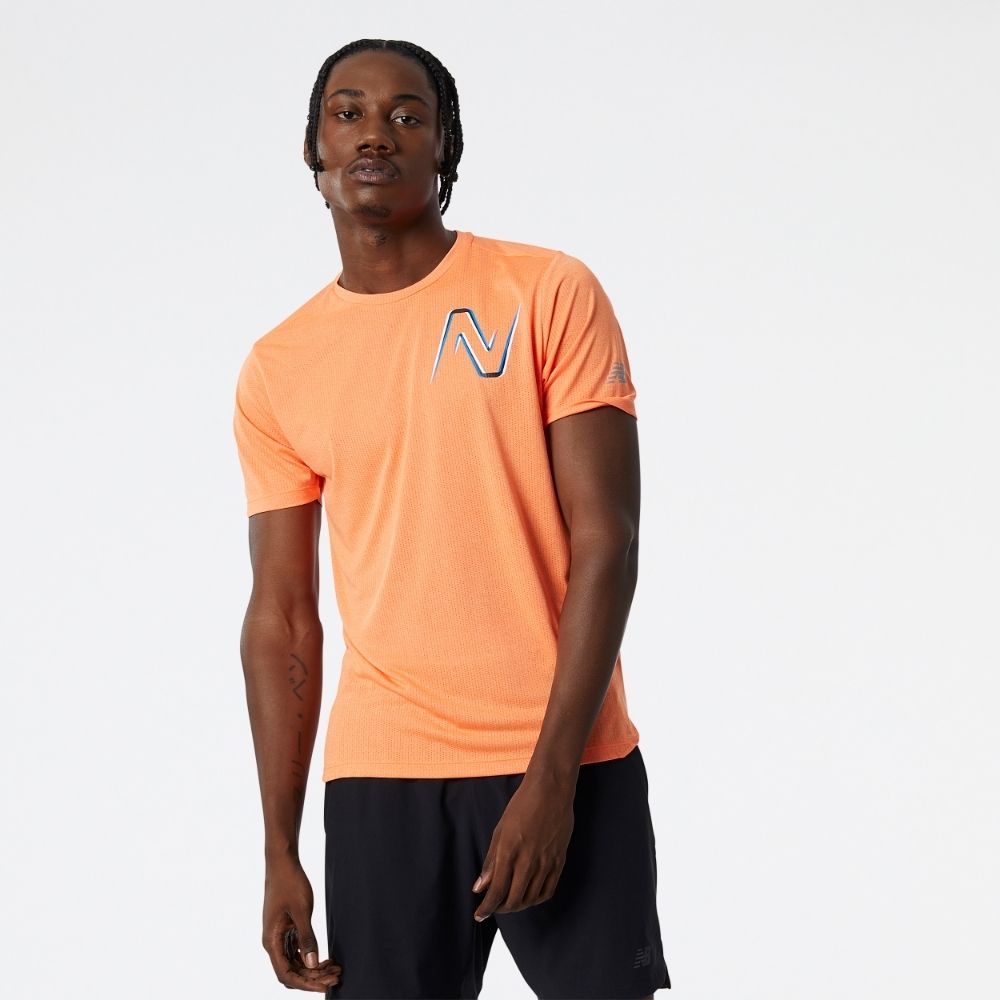 New Balance Men's Printed Running Shirt