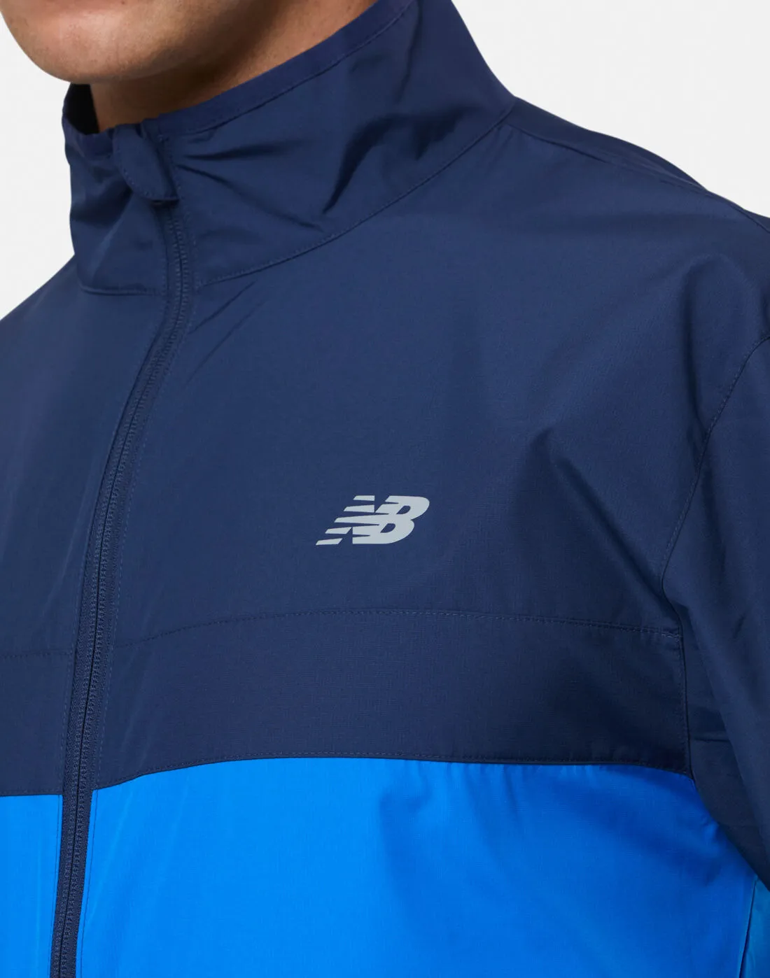 new balance men's running jacket