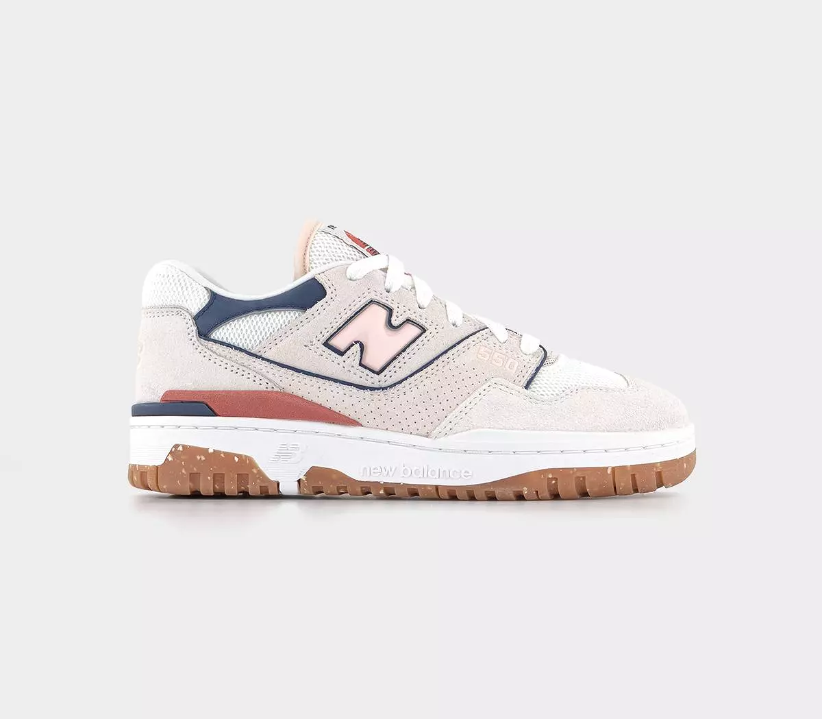 New Balance Sea Salt Navy Red Trainers