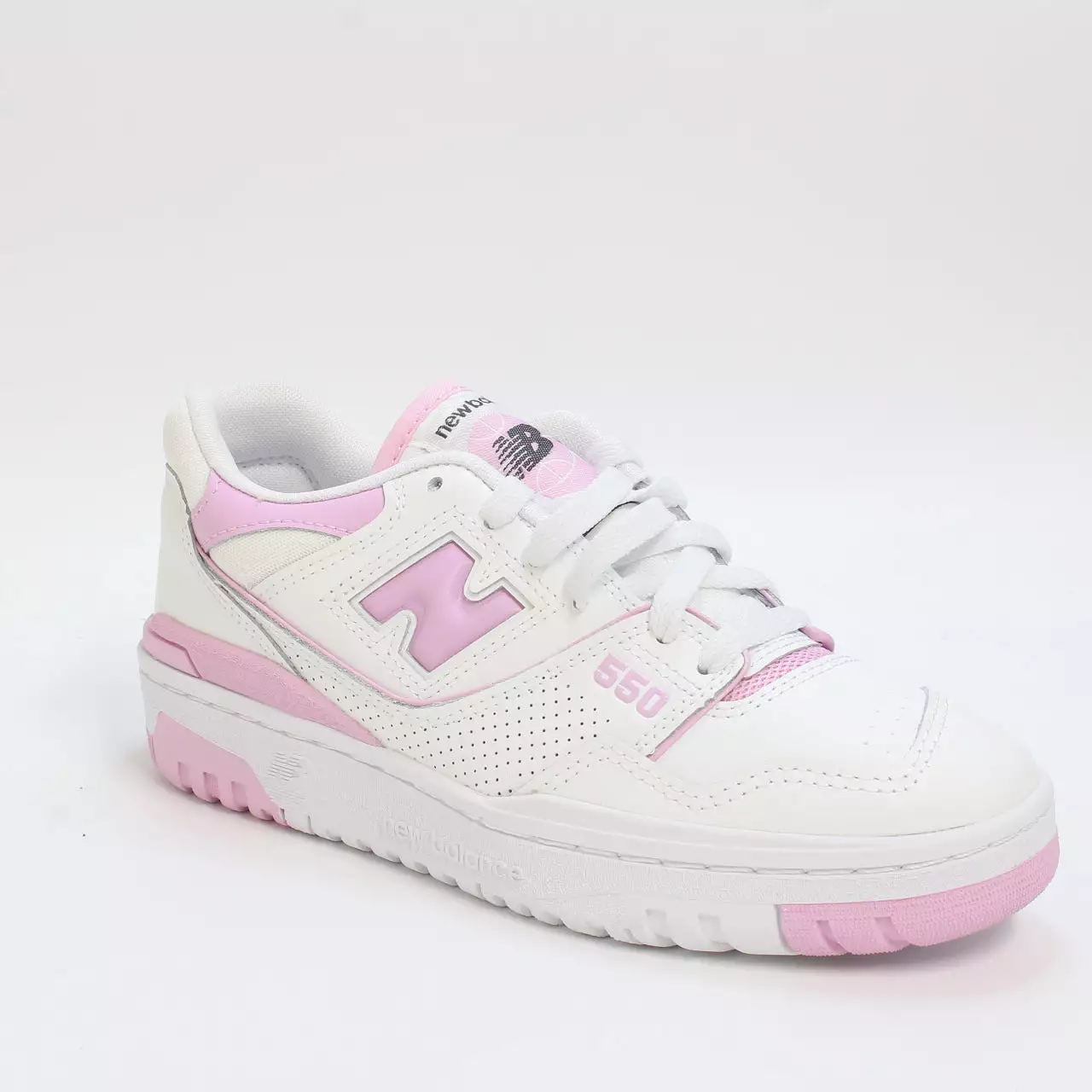 New Balance White Pink White Trainers