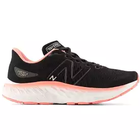 New Balance Women's Fresh Foam EVOZ V3 Running Shoes - Black/Pink (B Width)