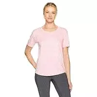 New Balance Women's Heather Tech Short Sleeve Pink