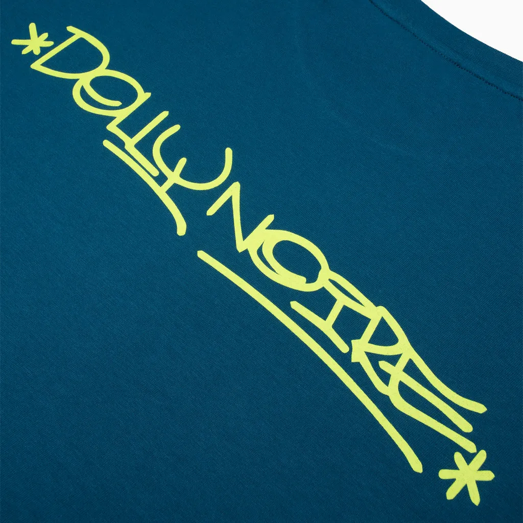 Noire Hexagon Logo T-shirt - Teal Blue