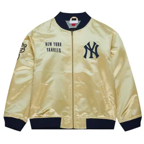 NY Yankees Team OG 2.0 Gold Satin Jacket