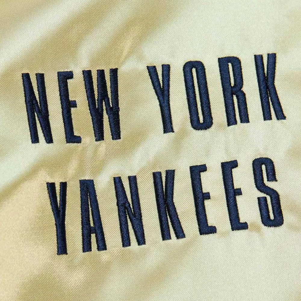 NY Yankees Team OG 2.0 Gold Satin Jacket