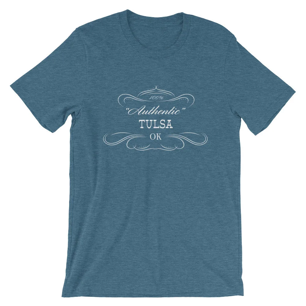 Oklahoma - Tulsa OK - Unisex Short-Sleeve T-Shirt - Genuine