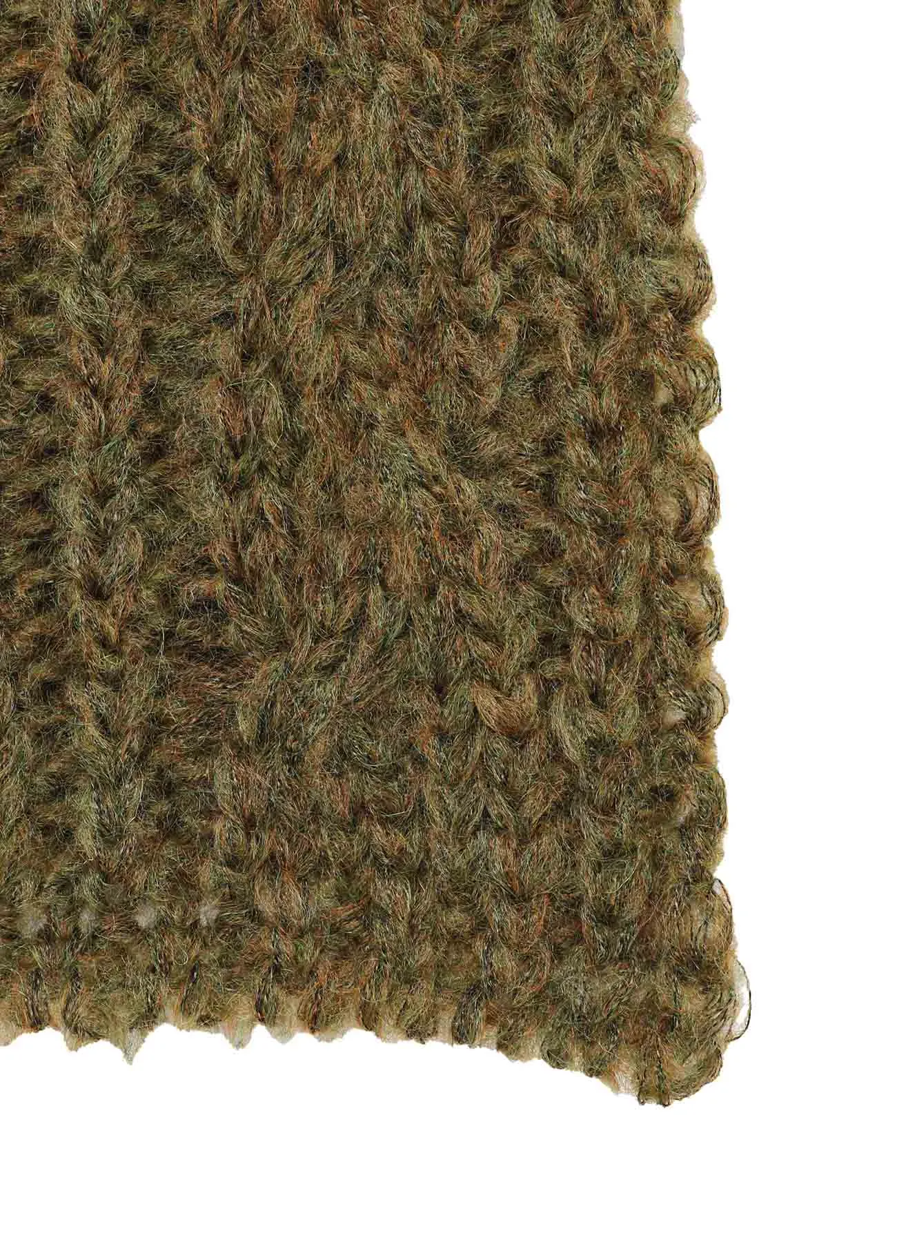 Patched Knitted Scarf Variety