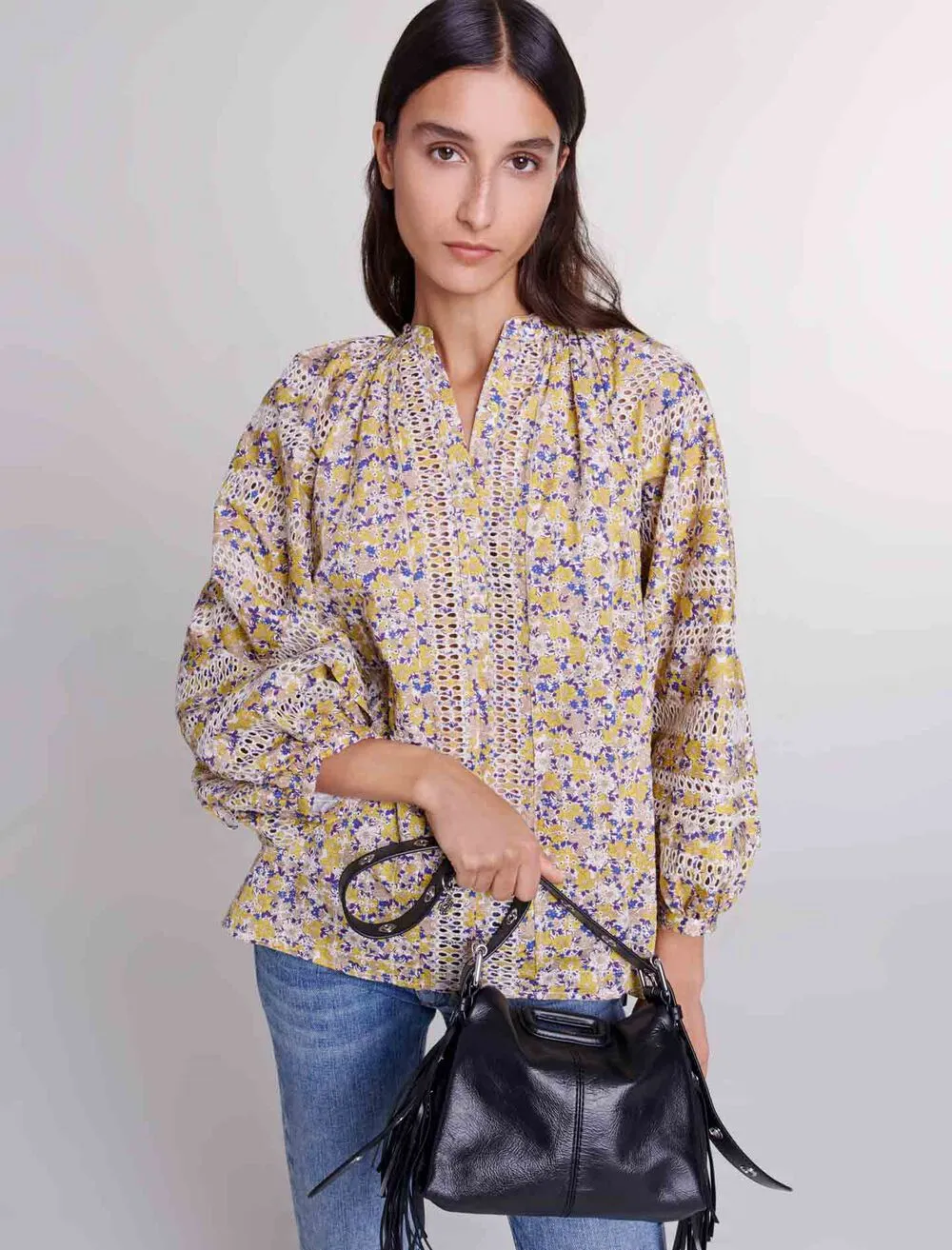 Embroidered Patterned Blouse