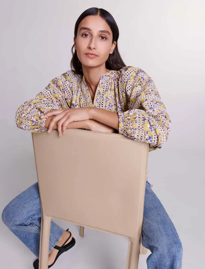 Embroidered Patterned Blouse