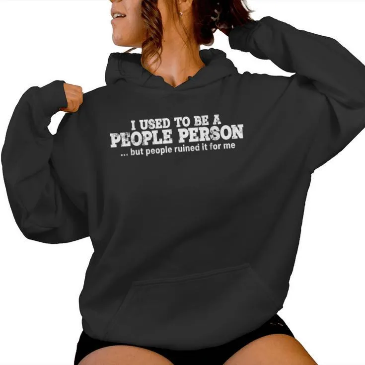 People Person Sarcasm Women Hoodie