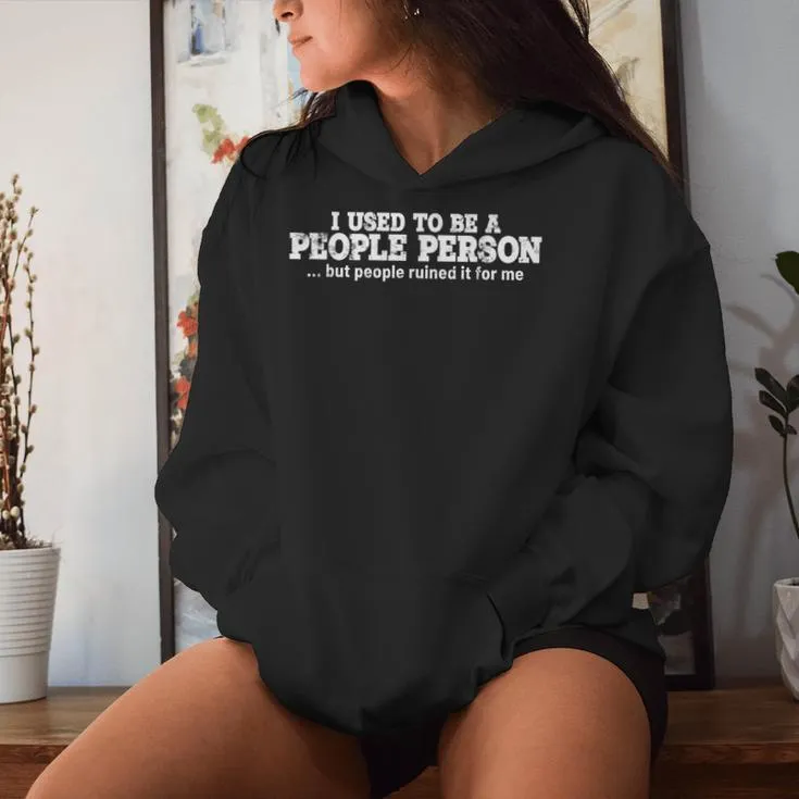 People Person Sarcasm Women Hoodie